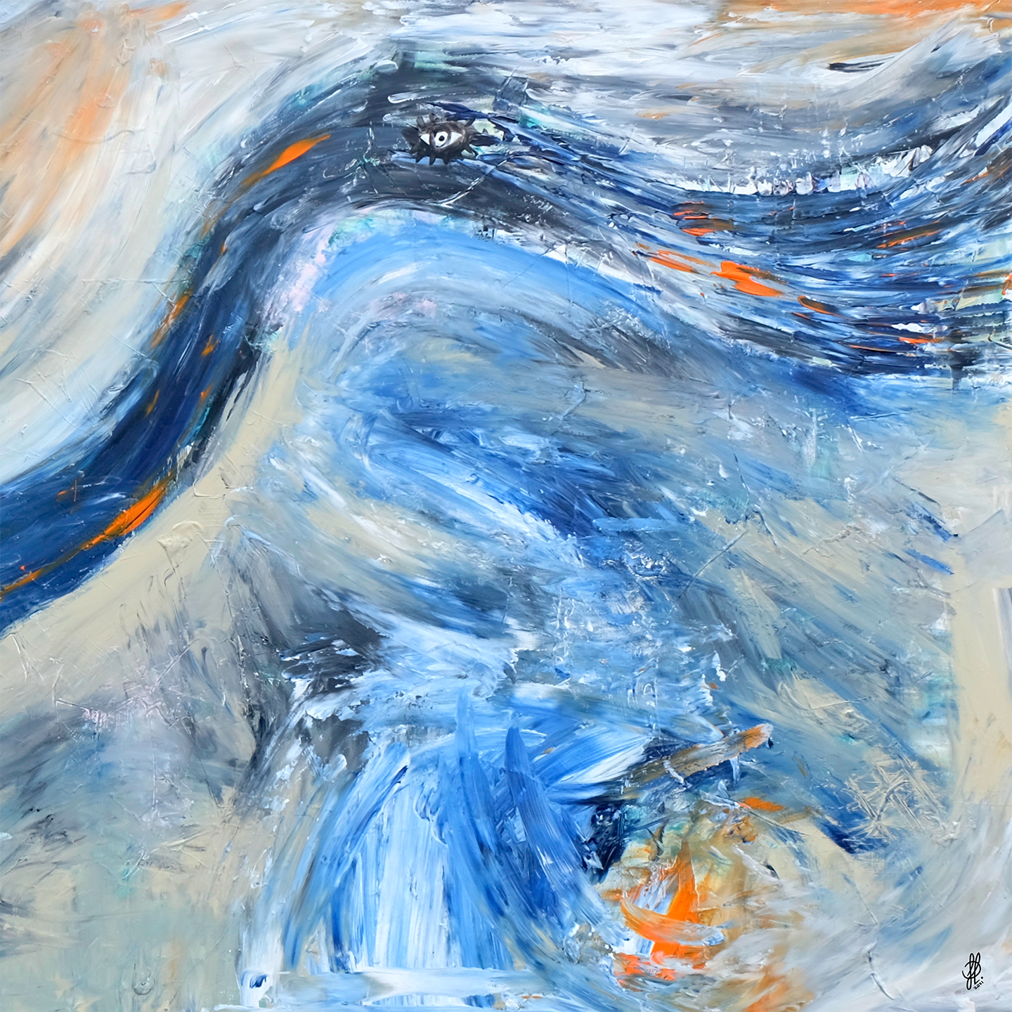 Søhesten Jacob Lund Art - Jacob Lund Art Maleri