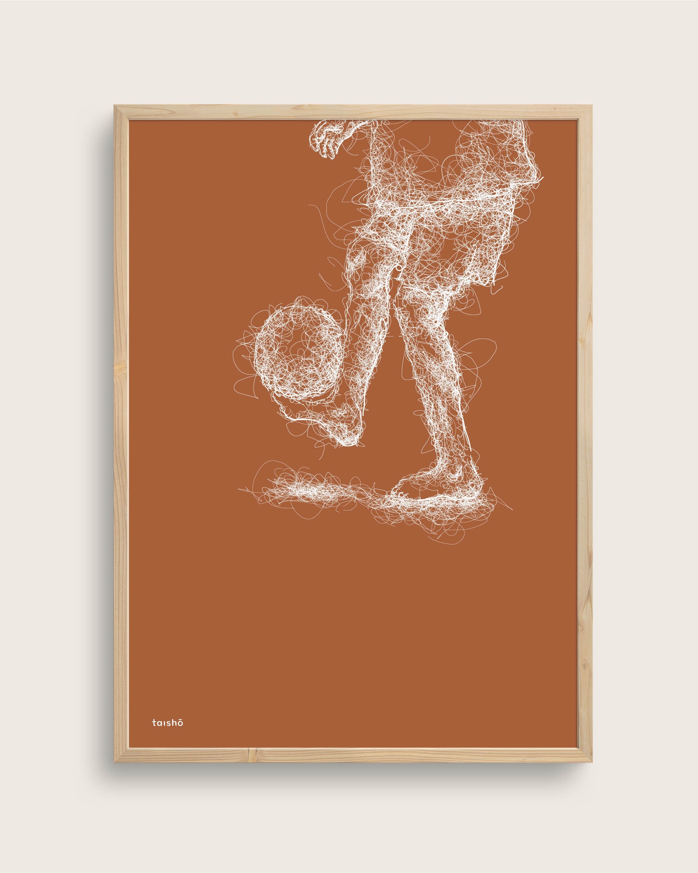 Football For New Tomorrow Størrelse 60x80 Taishampx14d - Plakater