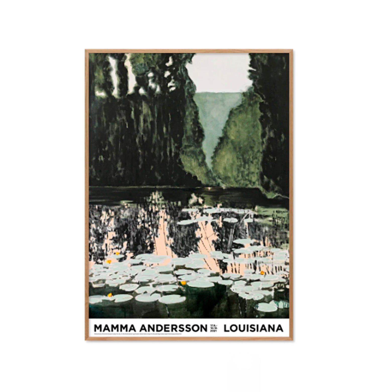 Grøn Refleksfri Mamma Andersson Pond 2019 Format - Plakater  - 5705326041045