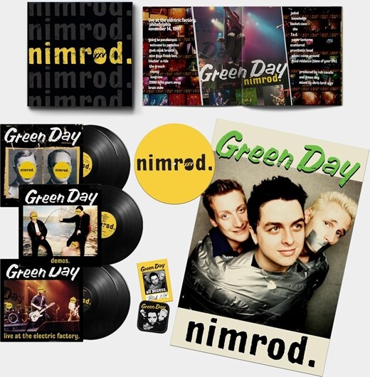 Grøn Green Day Nimrod Vinyl - Plakater  - 0093624873006