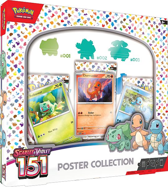 Pokemon Scarlet & Violet: 151 Poster Collection Box Boosters Plakat - Plakater  - 0820650853166