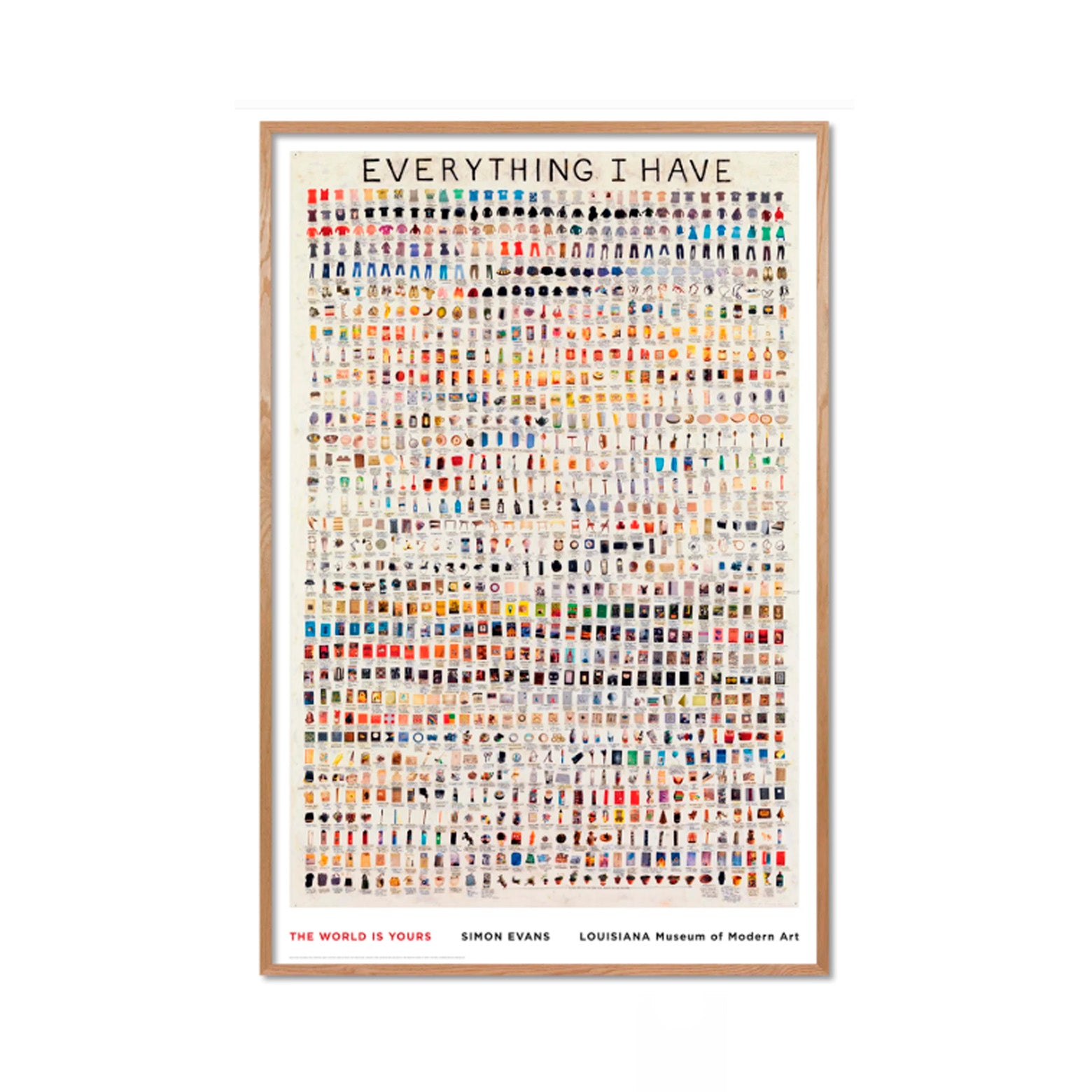 Multicolor, Bei Refleksfri Simon Evans Everything Have 2008 - Plakater - 5705326040987