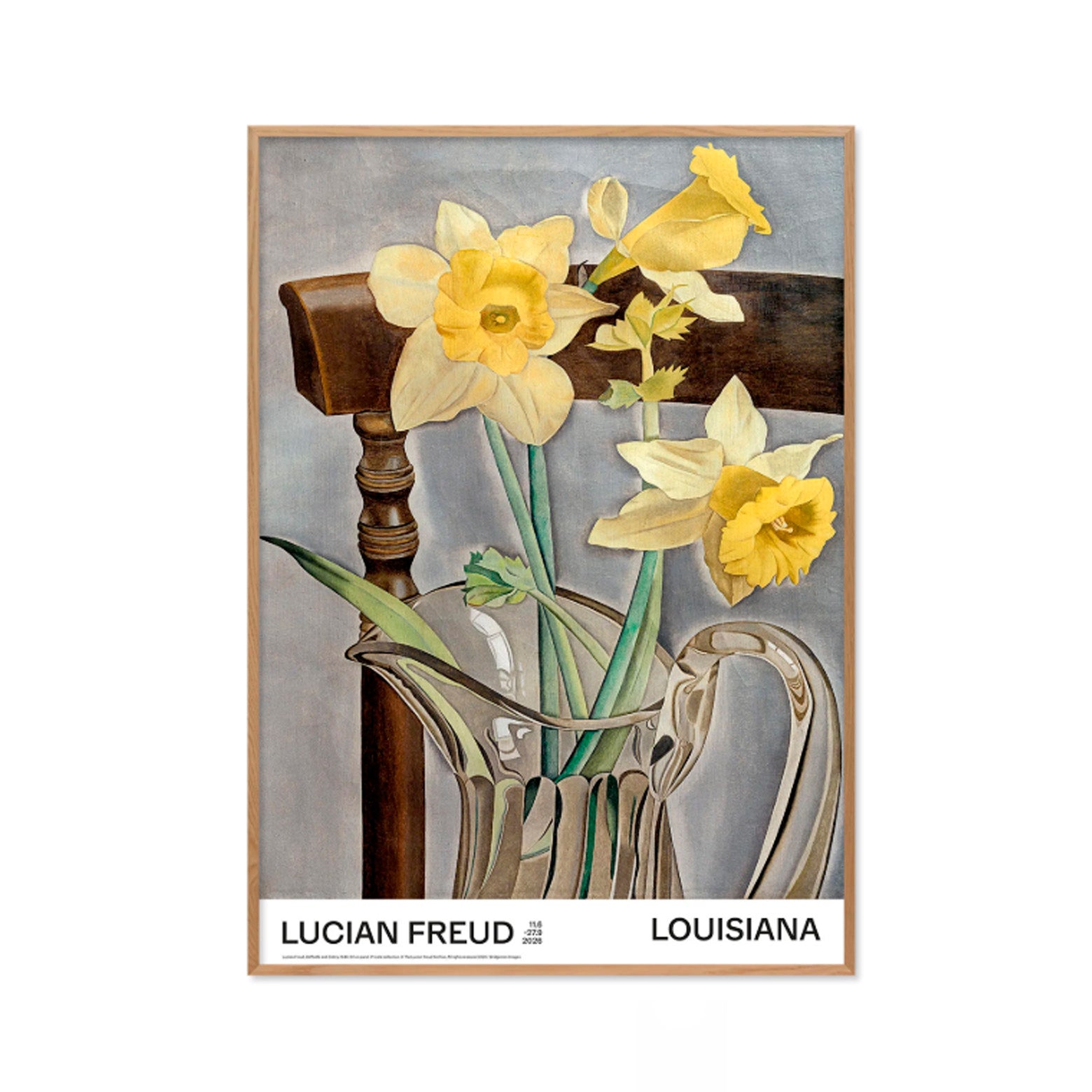 Gul Refleksfri Lucian Freud Daffodils And Celery 1946 - Plakater  - 5705326040963