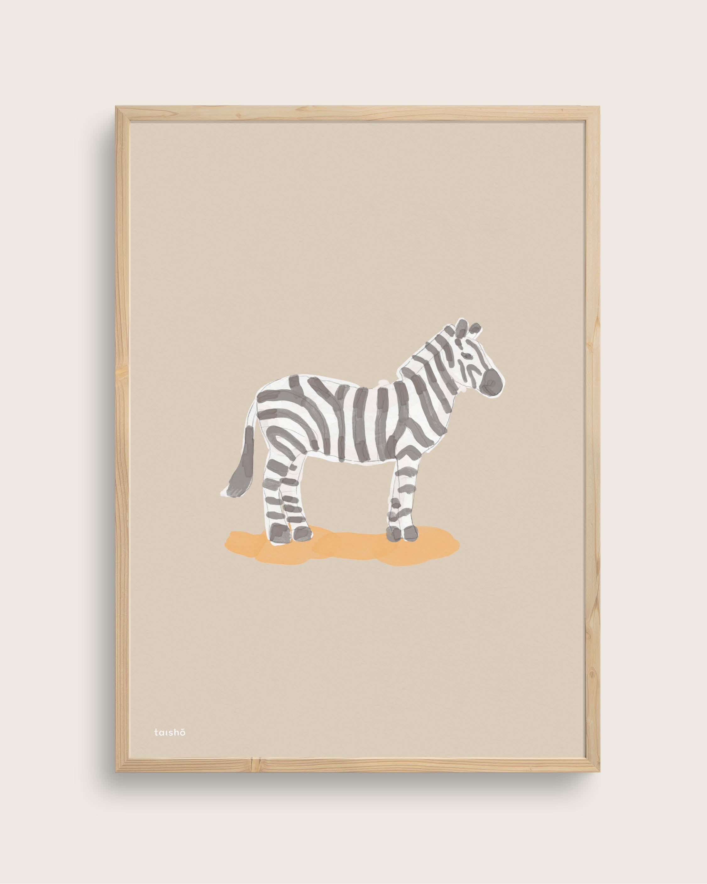 Zebra Størrelse 70x100 Taishampx14d - Plakater