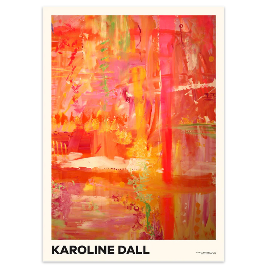 Contemporary Art Col Plakat Karoline Dall 50x70 - Plakater