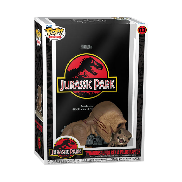 Funko Pop And Movie Poster Jurassic Park - Proxy A/s Plakater  - 0889698615037