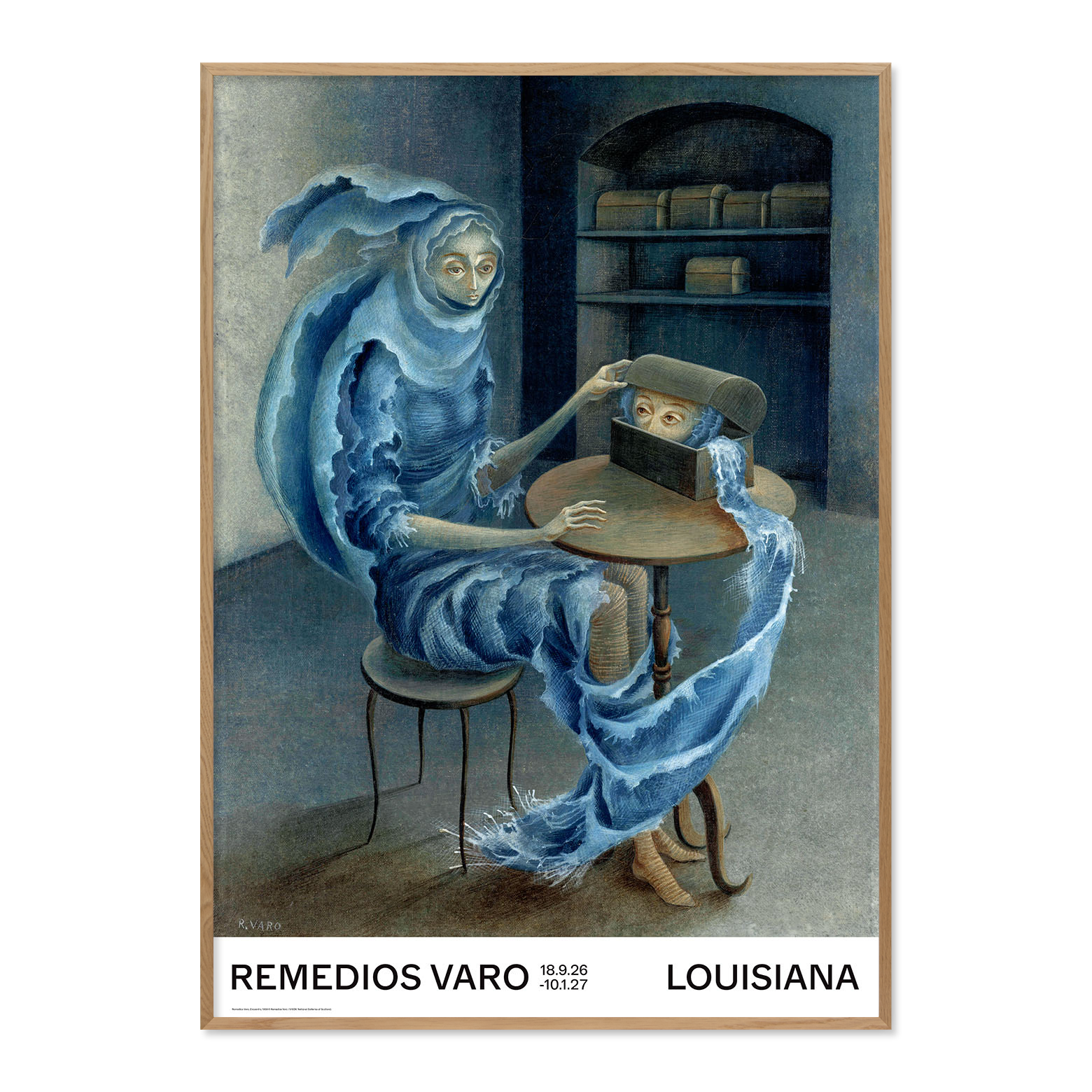 Blue Refleksfri Remedios Varo Encuentro 1959 - Plakater  - 5705326042875