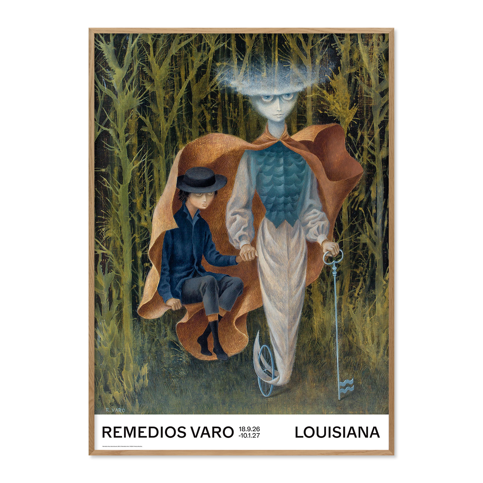 Hvid Refleksfri Remedios Varo Hacia Acuario 1961 - Plakater  - 5705326042868
