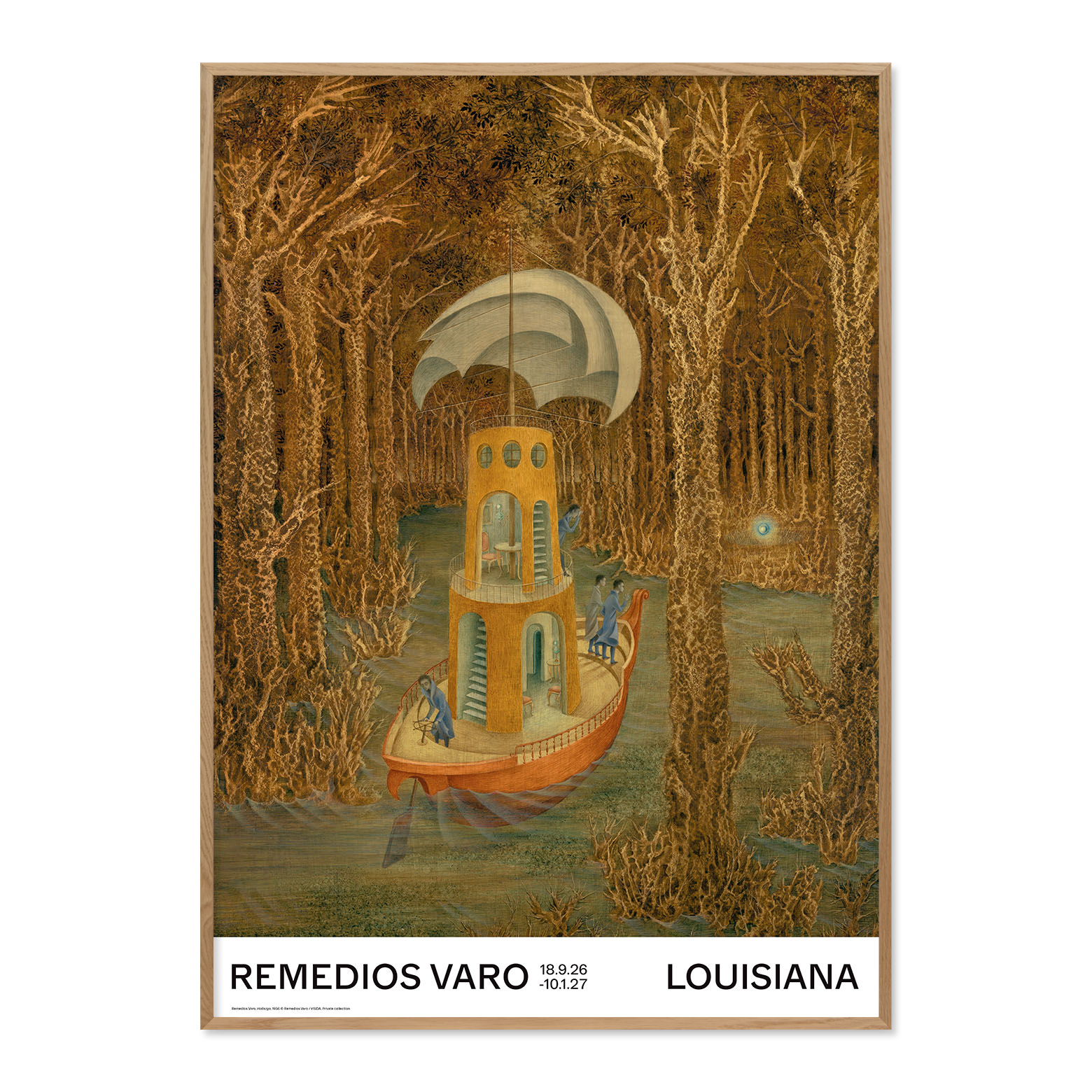 Brown Refleksfri Remedios Varo Hallazgo 1956 - Plakater  - 5705326042899
