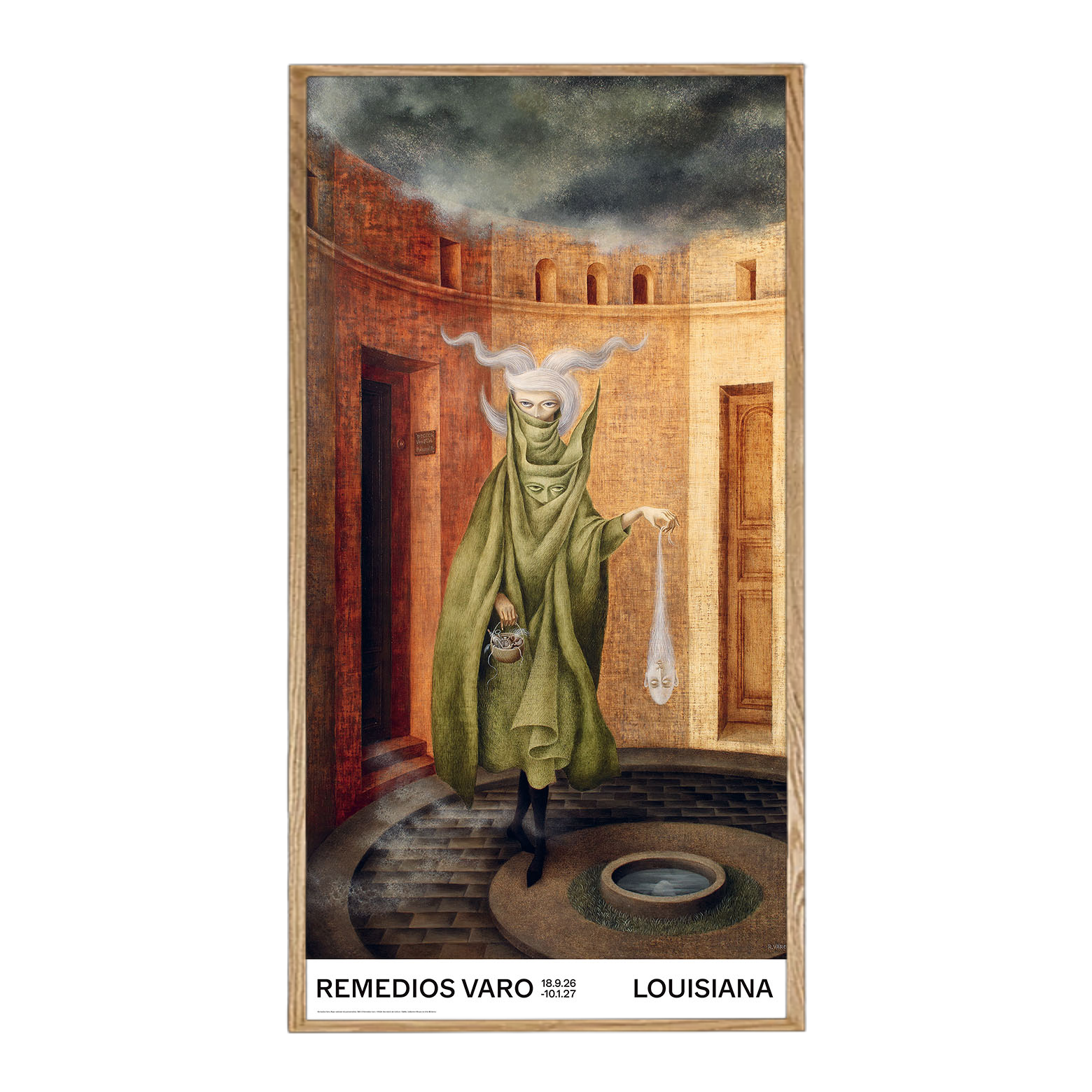 Grøn Refleksfri Remedios Varo Mujer Saliendo Del Psicoanalista 1960 - Plakater  - 5705326042912