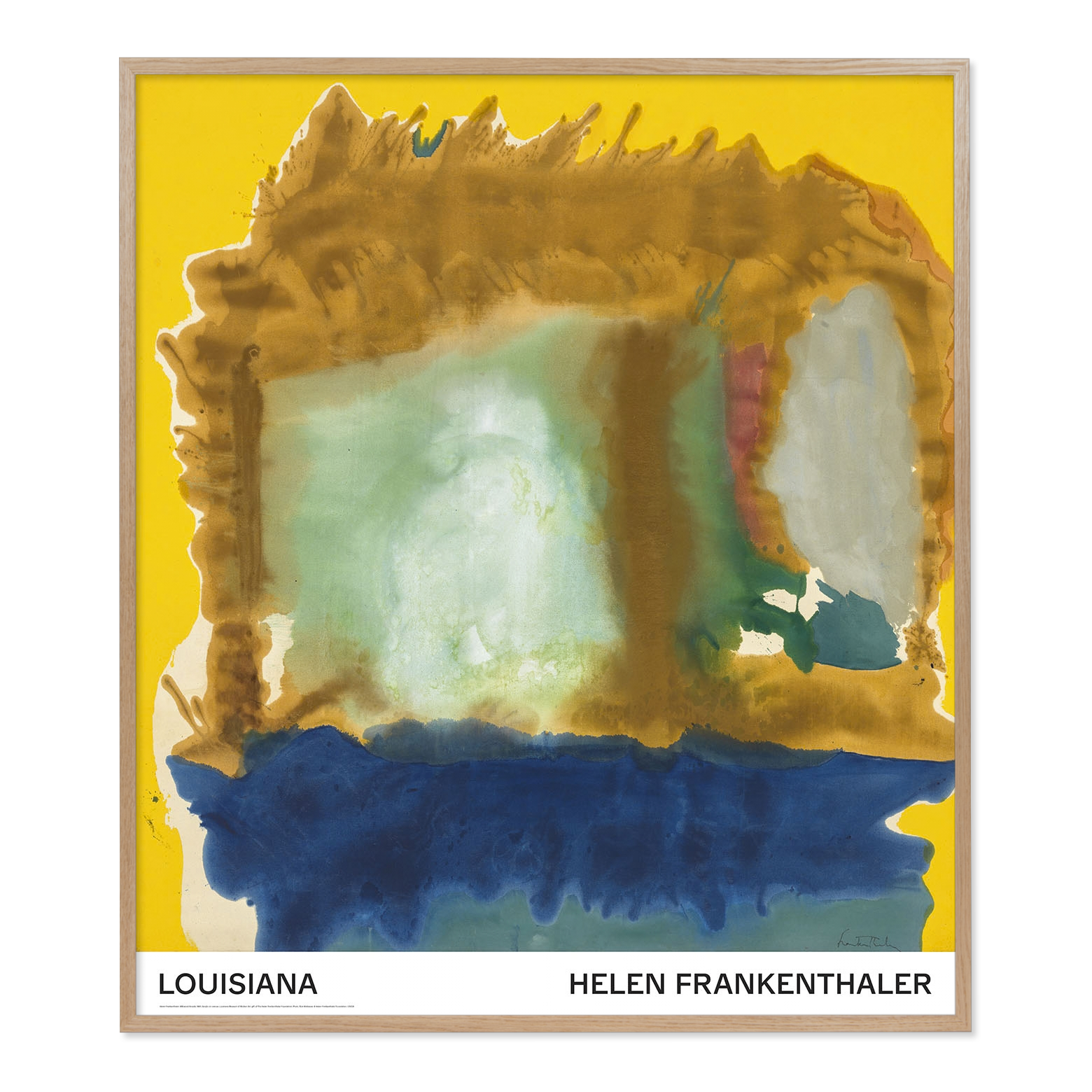 Gul Refleksfri Helen Frankenthaler Milkwood Arcade 1963 - Plakater  - 5705326042943
