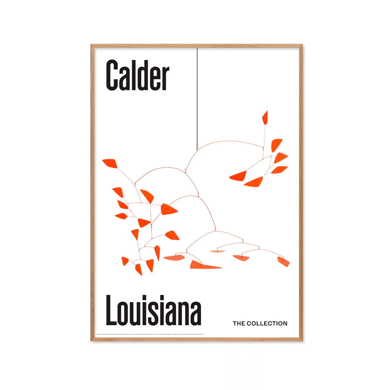 Hvid Refleksfri Alexander Calder Quatre Systemes Rouges - Plakater  - 5705326033460