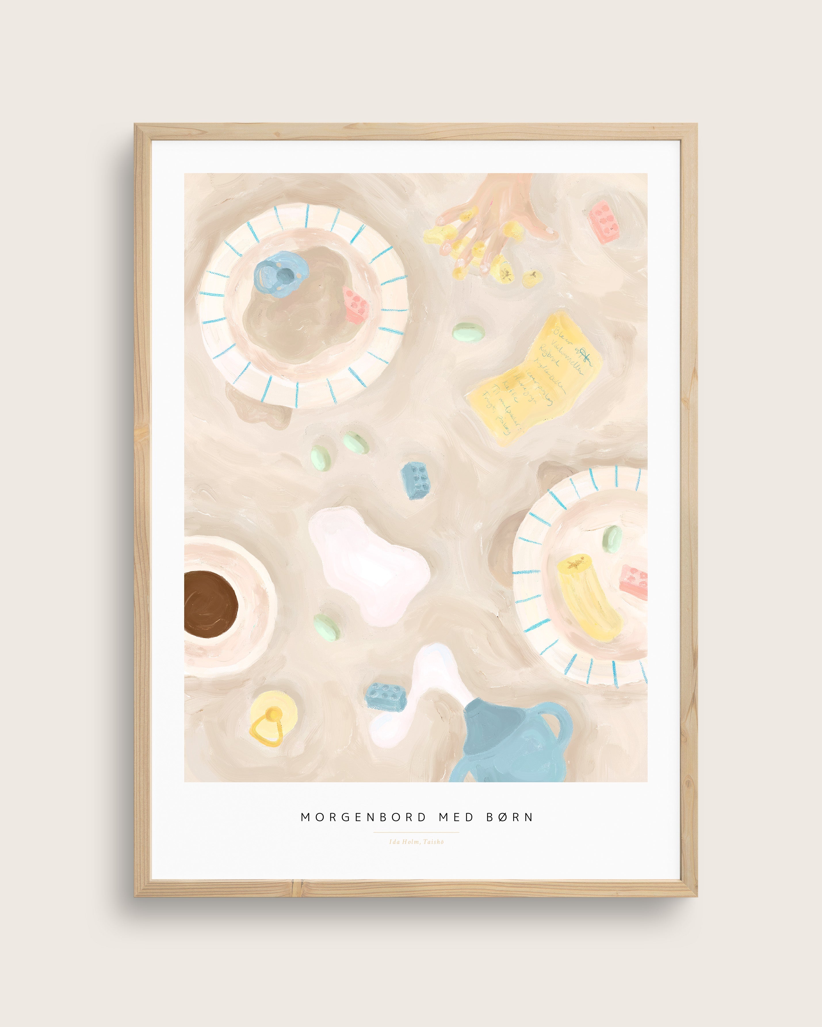 Morgenbord Med Børn Størrelse 60x80 Taishampx14d - Plakater
