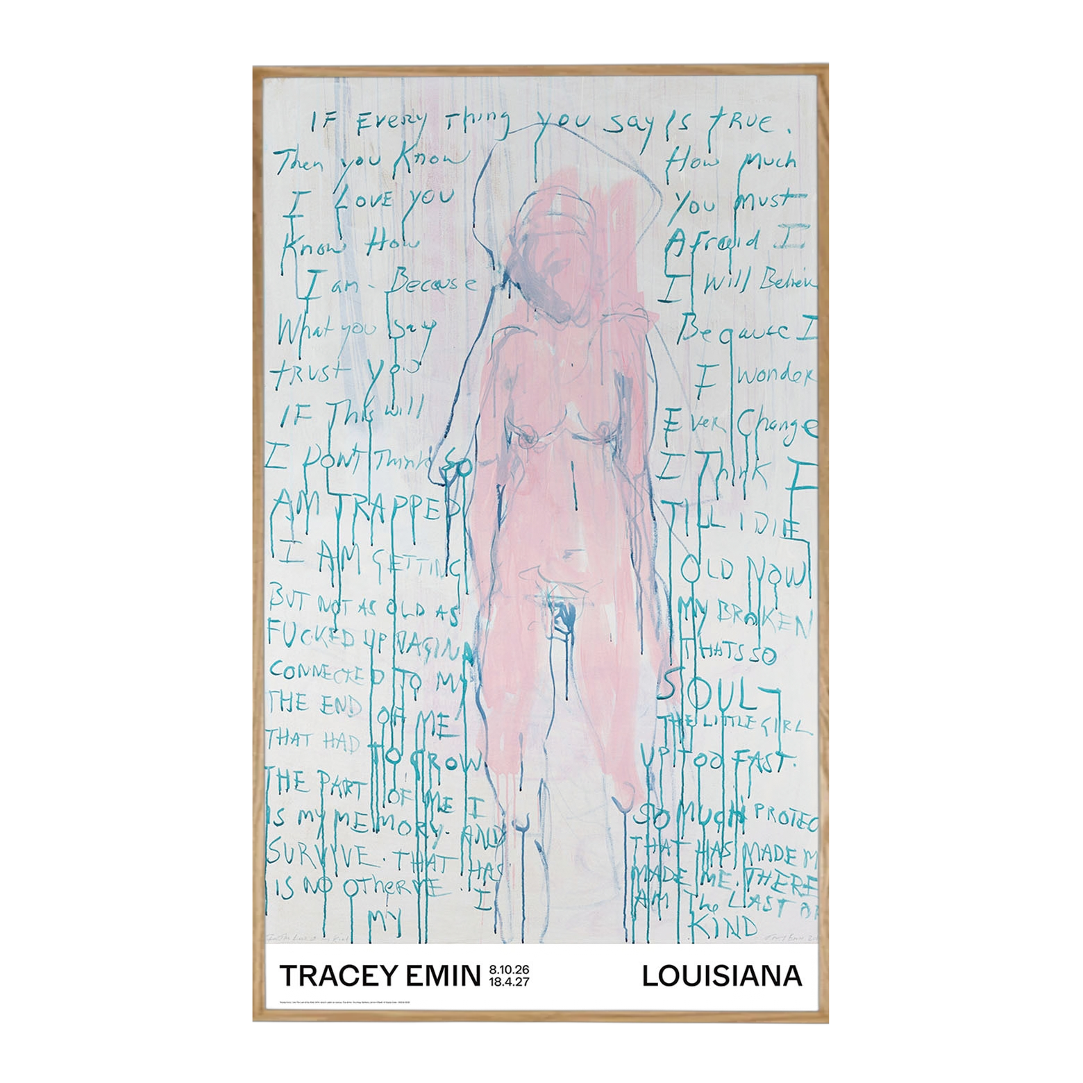 Rosa Refleksfri Tracey Emin The Last Kind 2019 - Plakater  - 5705326043711