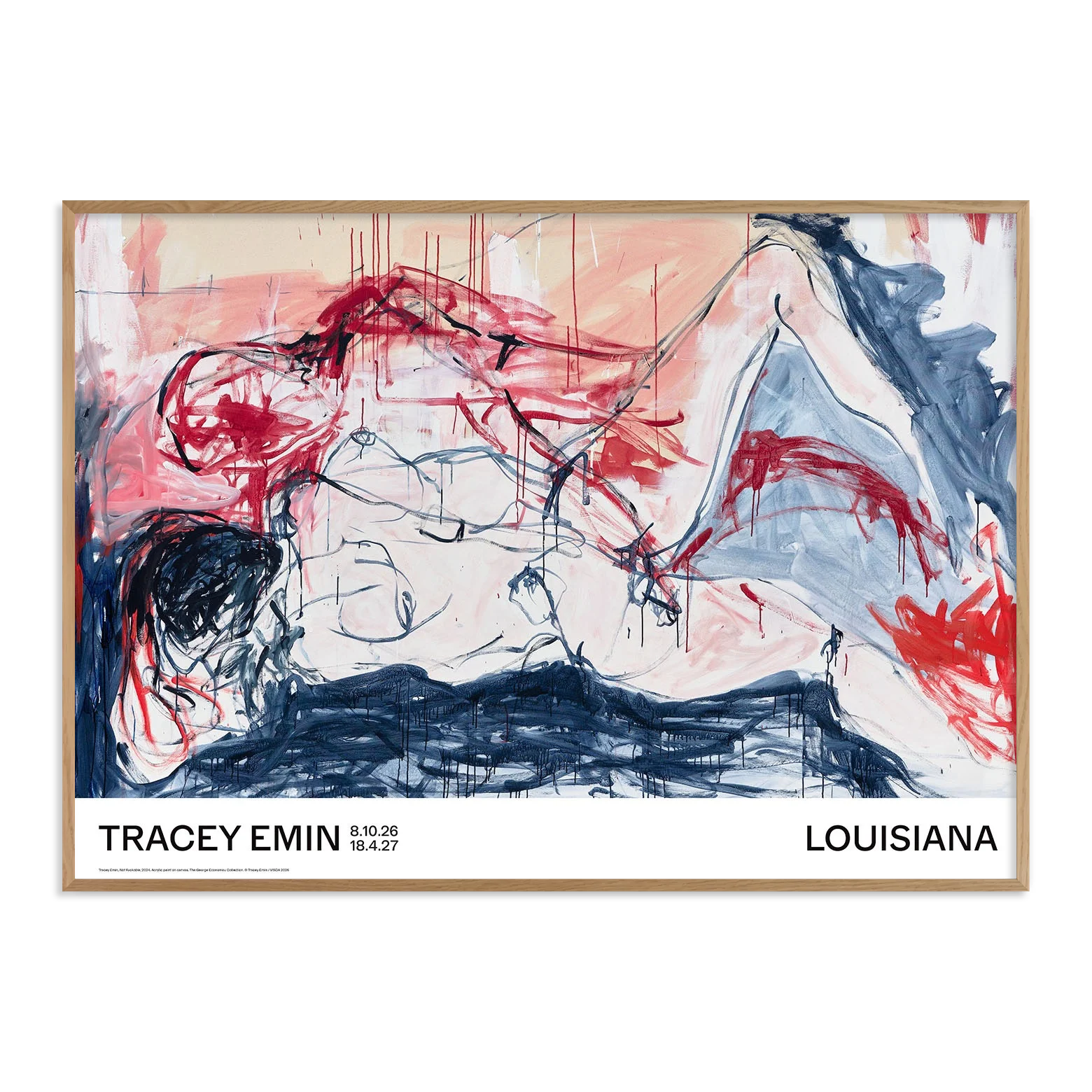 Rosa Refleksfri Tracey Emin Not Fuckable 2024 - Plakater  - 5705326043704
